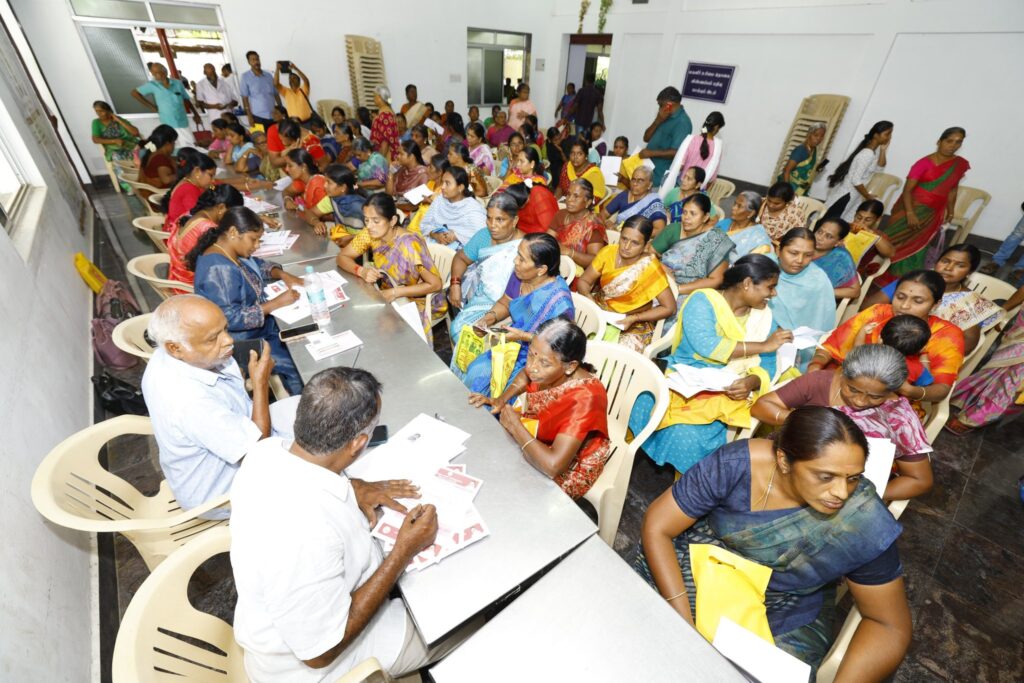 As part of the #UngaludanStalin initiative launched by Hon’ble CM Thalapathy M.K. Stalin to deliver essential services to people’s doorsteps, a special camp was held on 30-07-2025 at PSR Marriage Hall, Andankovil East, Karur. I received petitions from local residents.