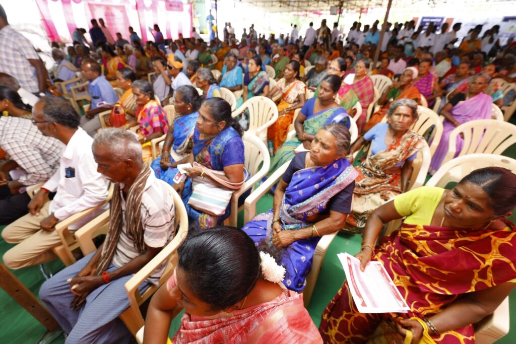 V. Senthil Balaji Receives Public Petitions at Special Welfare Camp in Karur Under CM Stalin’s #UngaludanStalin Initiative