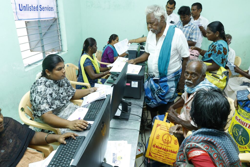 V. Senthil Balaji Receives Public Petitions at Special Welfare Camp in Karur Under CM Stalin’s #UngaludanStalin Initiative