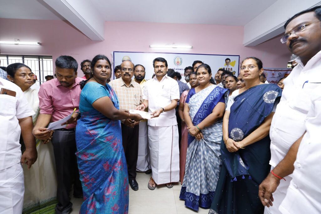 V. Senthil Balaji Leads Welfare Camp in Karur Under CM Stalin’s #UngaludanStalin Initiative