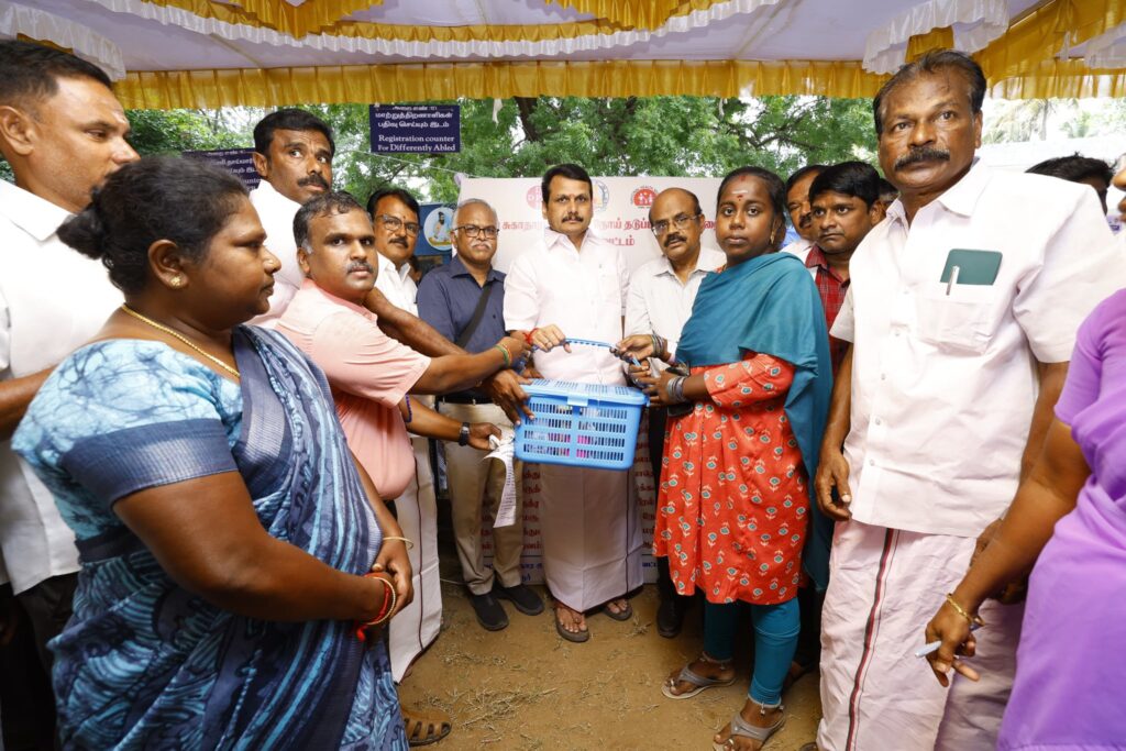 #NalamKaakkumStalin – In line with the vision of Hon’ble Tamil Nadu Chief Minister Thalapathy M.K. Stalin, who has launched numerous welfare schemes such as “Makkalai Thedi Maruthuvam” and “Nammai Kaakkum 48 – Innuyir Kaappom”, the “Nalam Kaakkum Stalin” medical camp is being held today at Nerur Government Higher Secondary School, Karur Constituency. This camp provides the public with easy access to a variety of special medical check-ups, greatly benefiting people from all walks of life. During my visit to review the camp today, I sincerely urged the public to participate and make use of this opportunity. The event was attended by Karur District Collector Thiru. Thangavel, I.A.S., Hon’ble MLAs, representatives of local bodies, and members of the public - V. Senthil Balaji