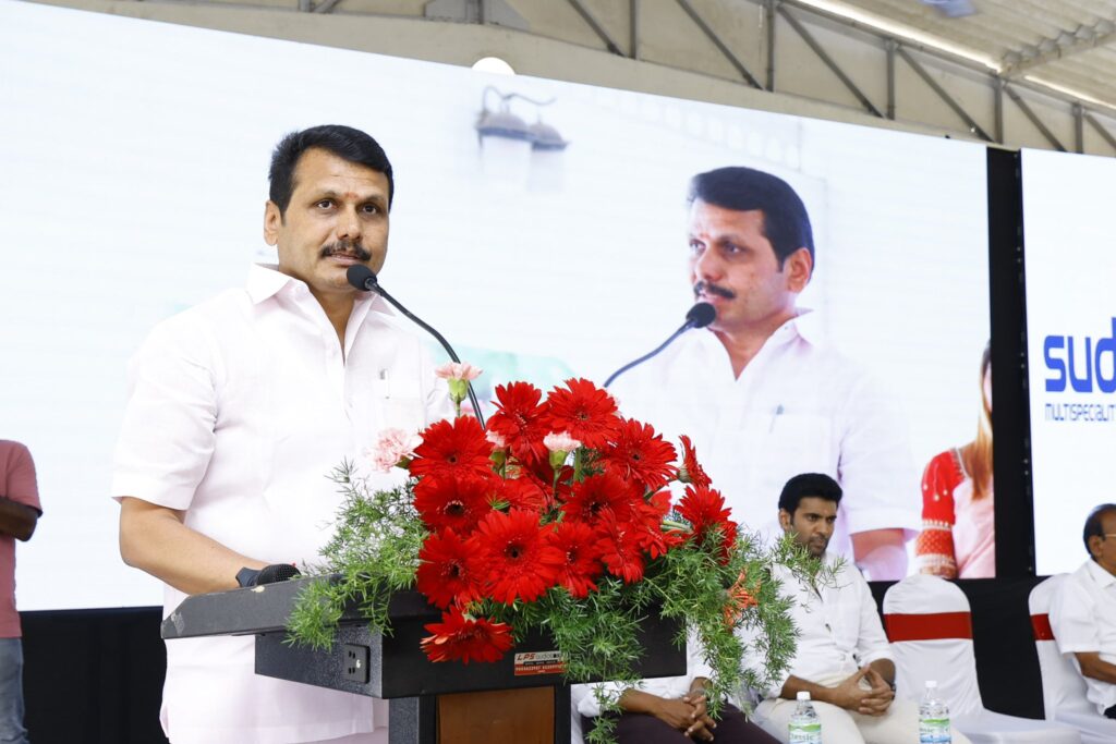 With the blessings of Hon’ble Chief Minister Thalapathy M.K. Stalin, I inaugurated the MEDEXP 2025 Medical Expo and Free Medical Camp today at Kongu Marriage Hall, Karur. This event was organized by Smarteventz, in collaboration with over 30 private hospitals from Karur and Coimbatore. The programme aims to provide the public with access to quality healthcare services and medical awareness. The event was graced by the presence of Dr. C. Palanivelu, Founder of Coimbatore GEM Hospital, Hon’ble Aravakurichi MLA Thiru. P.R. Elango, Dr. V.P. Senthilkumar, Dr. L.T. Loganathan, social activist Thiru. Atlas Nachimuthu, representatives of local bodies, and members of the public - V. Senthil Balaji