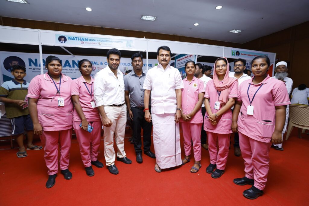With the blessings of Hon’ble Chief Minister Thalapathy M.K. Stalin, I inaugurated the MEDEXP 2025 Medical Expo and Free Medical Camp today at Kongu Marriage Hall, Karur. This event was organized by Smarteventz, in collaboration with over 30 private hospitals from Karur and Coimbatore. The programme aims to provide the public with access to quality healthcare services and medical awareness. The event was graced by the presence of Dr. C. Palanivelu, Founder of Coimbatore GEM Hospital, Hon’ble Aravakurichi MLA Thiru. P.R. Elango, Dr. V.P. Senthilkumar, Dr. L.T. Loganathan, social activist Thiru. Atlas Nachimuthu, representatives of local bodies, and members of the public - V. Senthil Balaji
