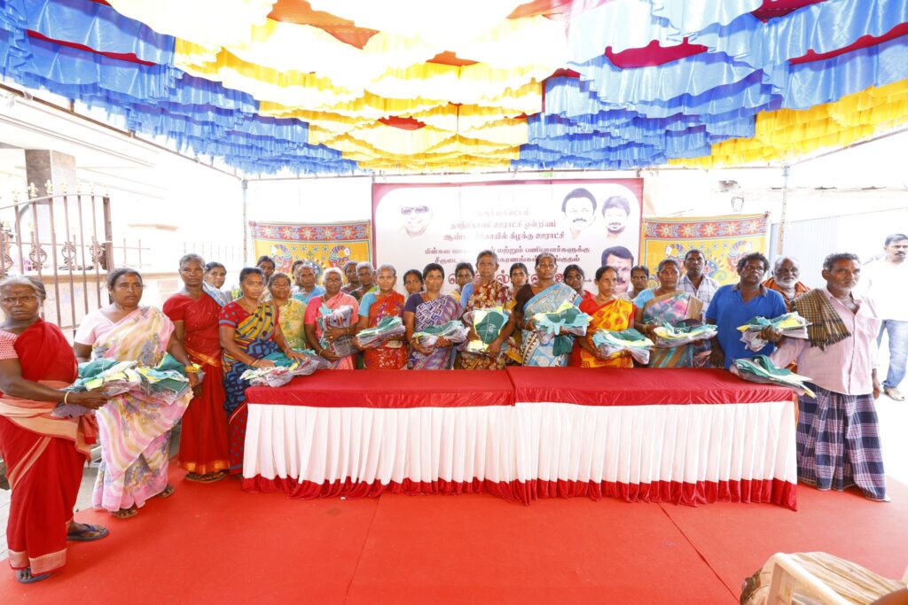 In line with the directive of our Party Leader and Hon’ble Chief Minister of Tamil Nadu, Thalapathy M.K. Stalin, electric garbage collection vehicles were provided to the Andankoil East Panchayat in Karur. The initiative also included the distribution of uniforms and essential equipment to sanitation guards and workers, reaffirming our commitment to public hygiene and community welfare. The event was attended by Karur District Collector Mr. M. Thangavel, I.A.S., Hon’ble MLAs, local body representatives, and members of the public - V. Senthil Balaji